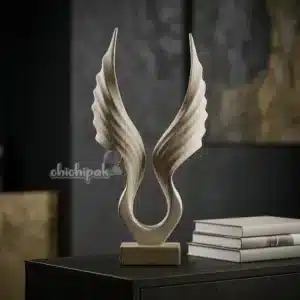 مجسمه رزینی دکوری بال ازادی نیم متری