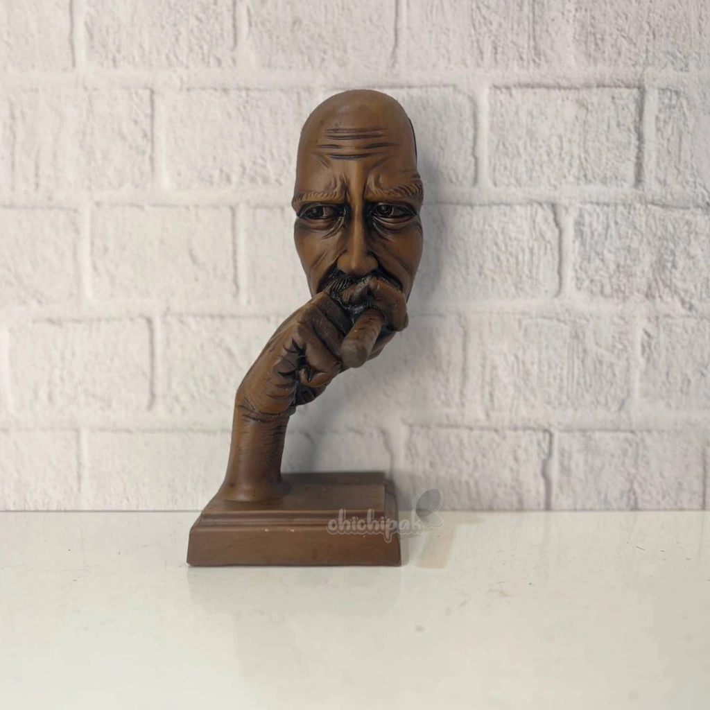 مجسمه مفهومی طرح رخ سیگاری طرح چوب